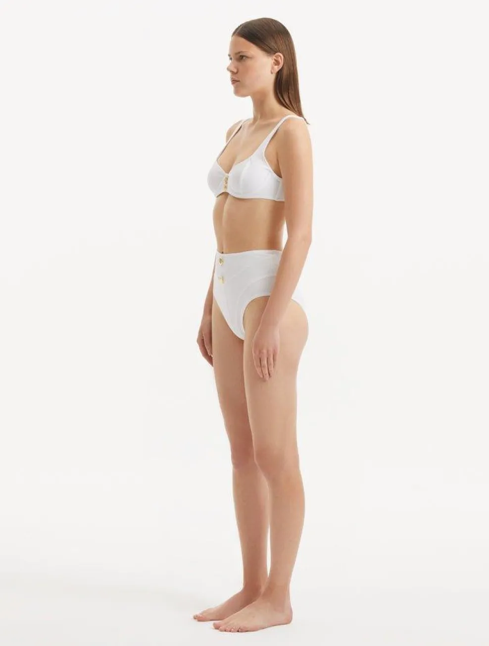 Adva White Bikini Bottom