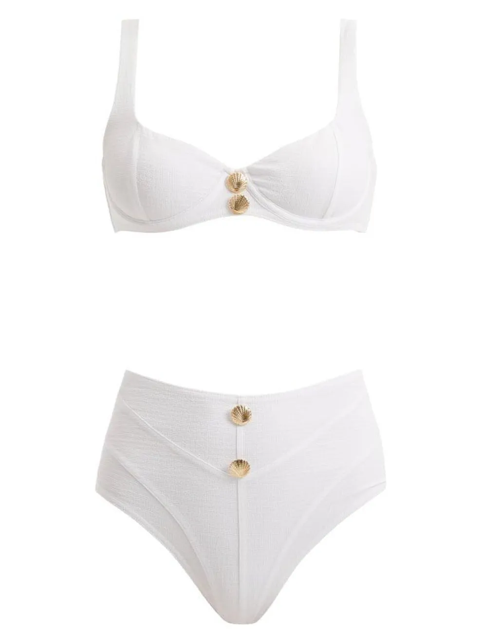 Adva White Bikini Set