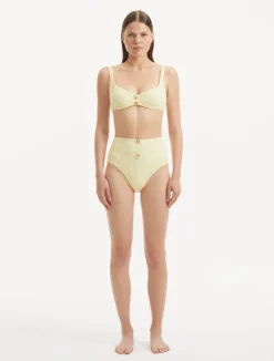 Adva Yellow Bikini Top