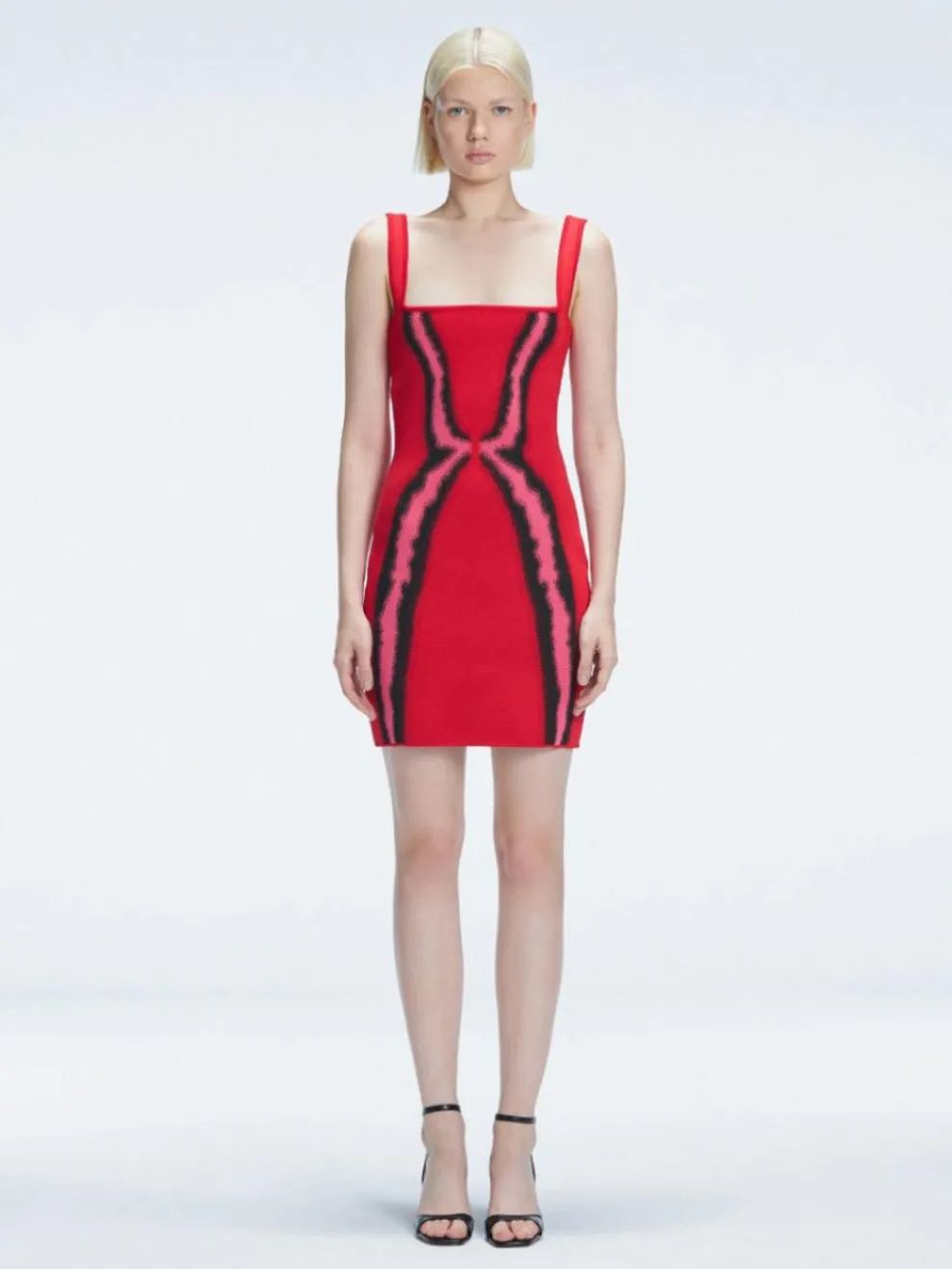 Anais Mini Red Degraded Dress