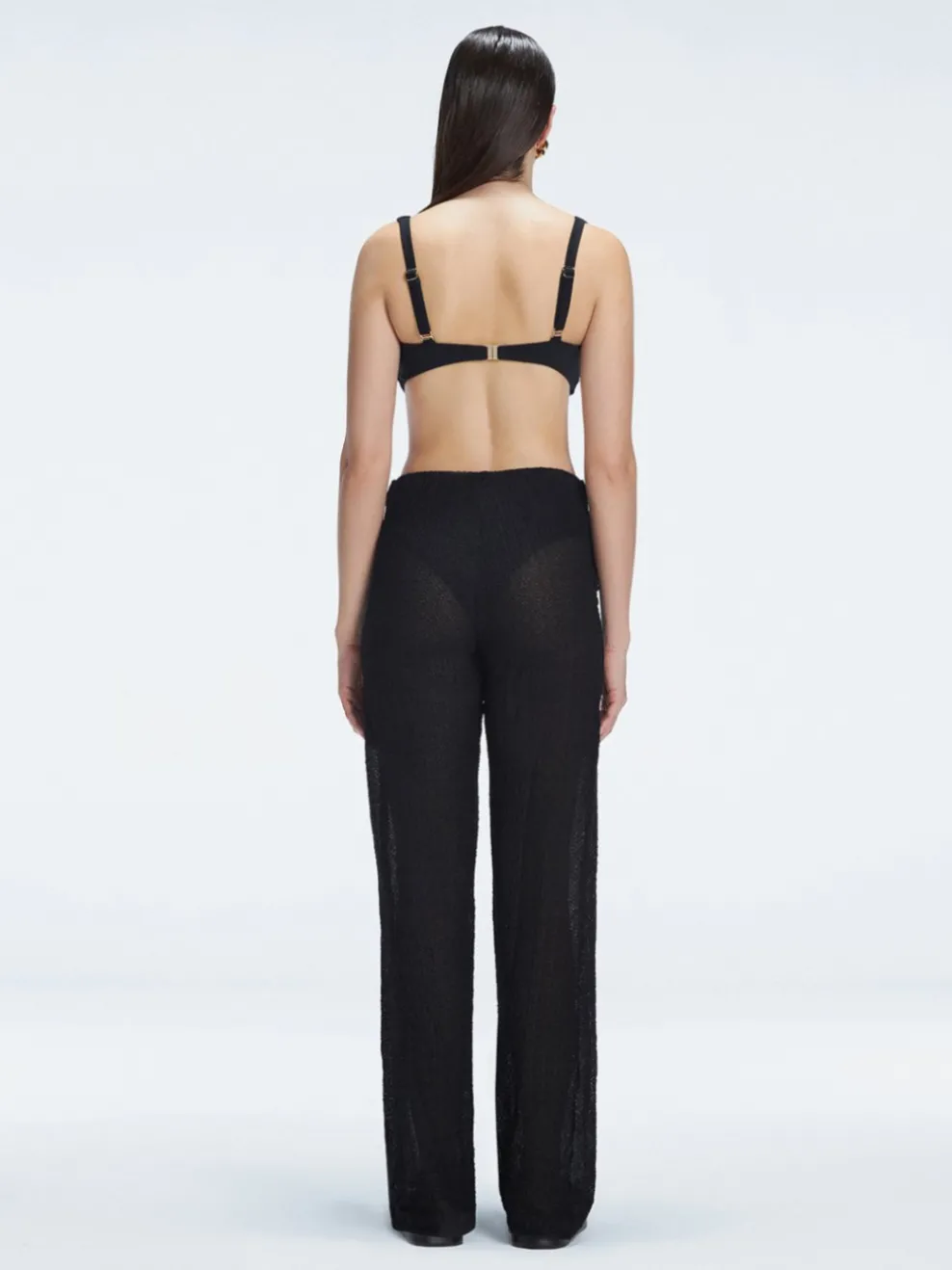 Angelique Black High Waist Beach Pant