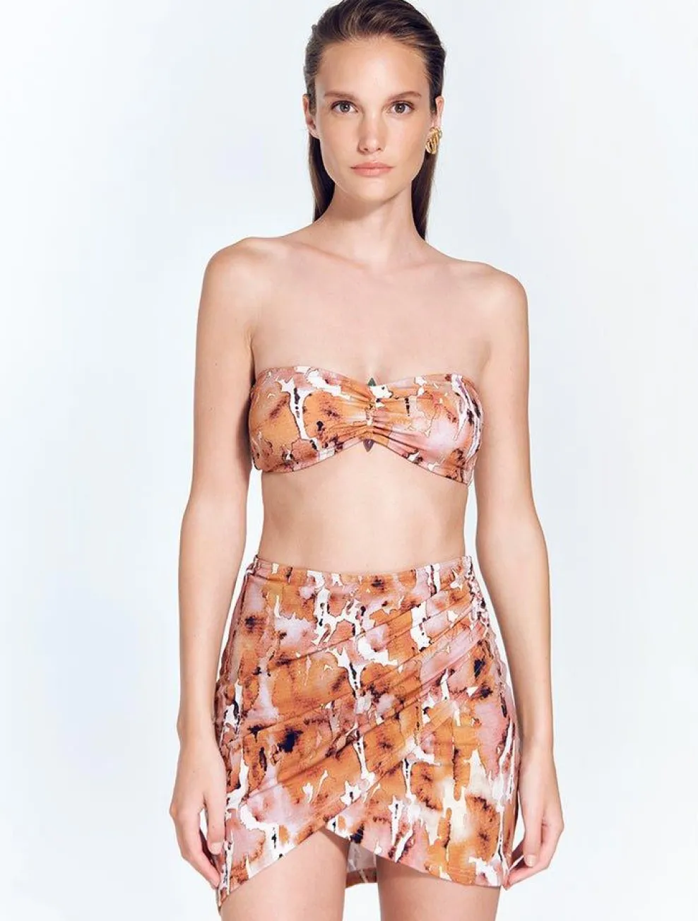 Antonia Floral Abstract Skirt