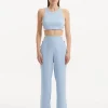 Augustine White Baby Blue Top and Wade Pants