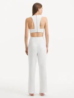 Augustine White Brown Top and Wade Pants