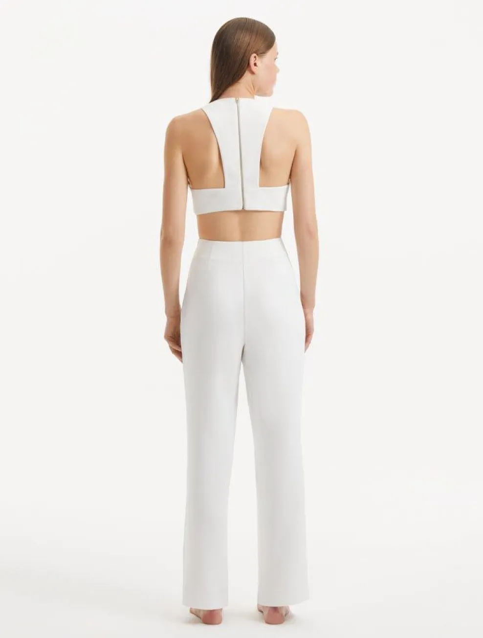 Augustine White Brown Top and Wade Pants