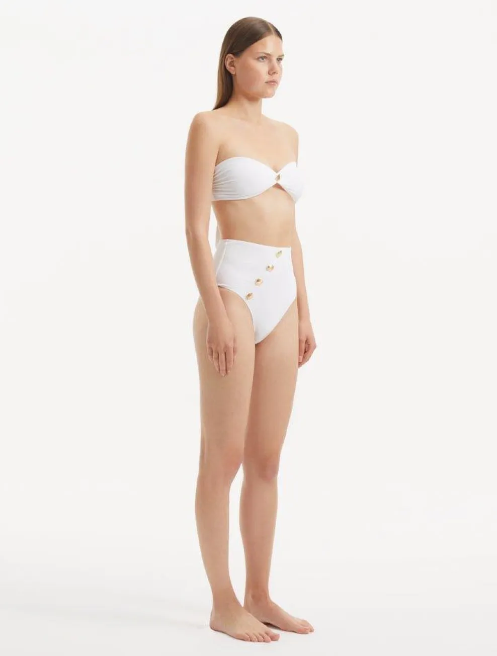 Baia White Bikini Bottom