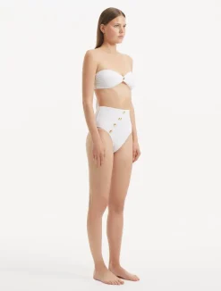 Baia White Bikini Top