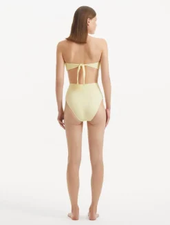 Baia Yellow Bikini Top