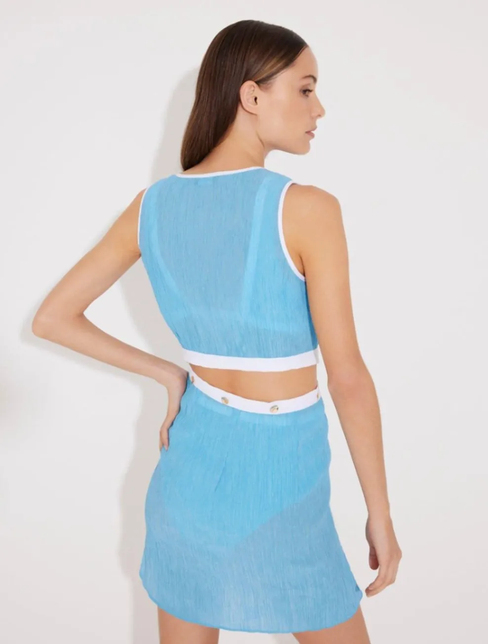 Blanca Blue/White Dress