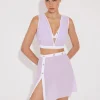 Blanca Lilac/White Dress
