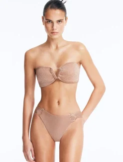 Bruna Lirio - Aliana Bronze Dress u0026 Nixie Bronze Bikini Set