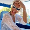 Burcu Esmersoy - Elba Long Sleeve Fringe Maxi Dress