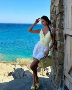 Carina Zavline - Naida Yellow Swimsuit
