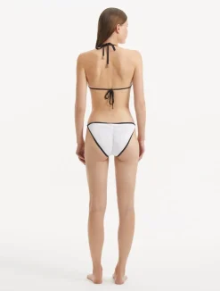 Carina Zavline - Zarya White Bikini Set - Althea White Kaftan