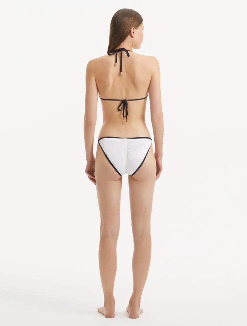 Carina Zavline - Zarya White Bikini Set - Althea White Kaftan
