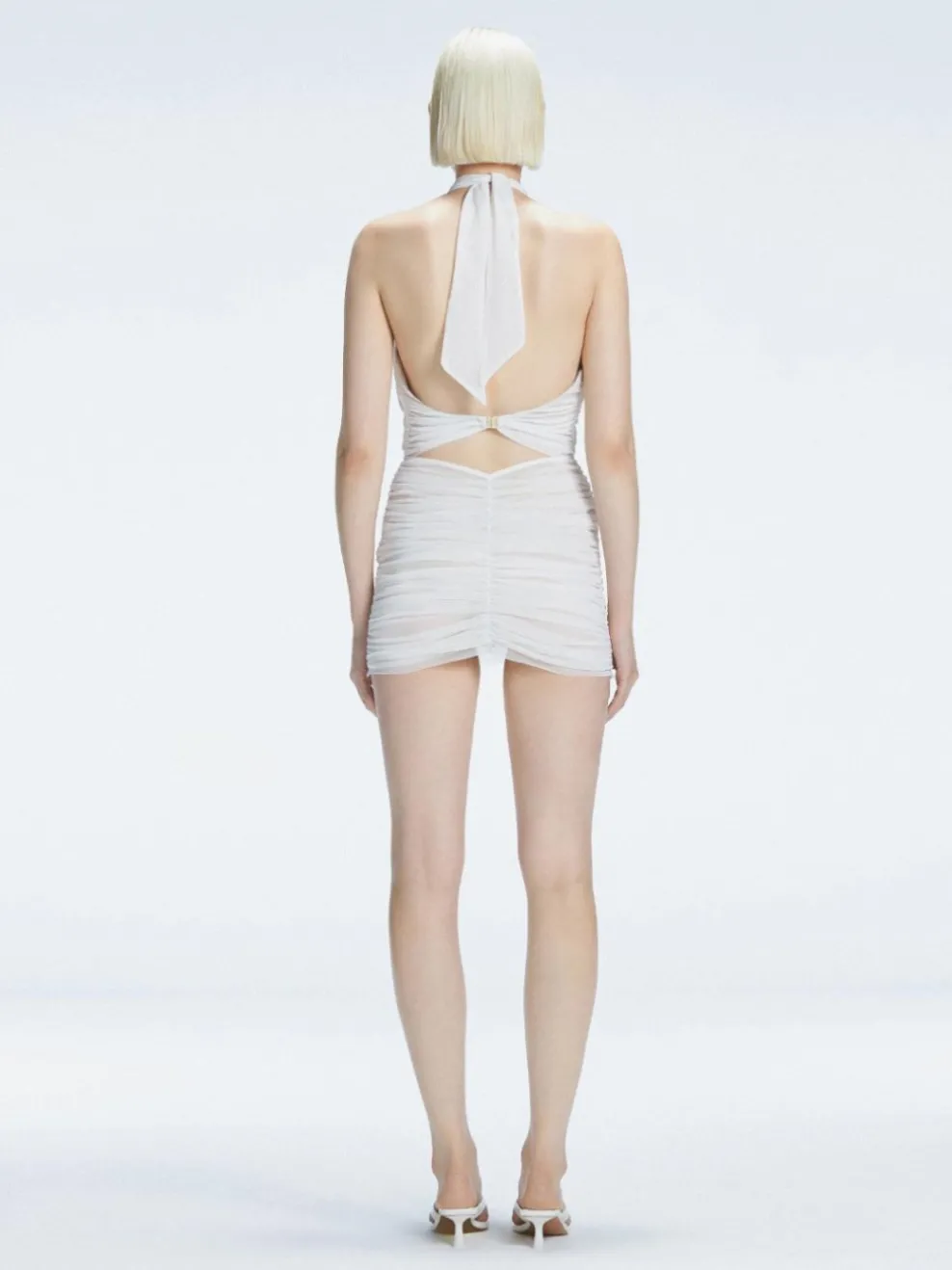 Carolina White Cut-Out Swimdress