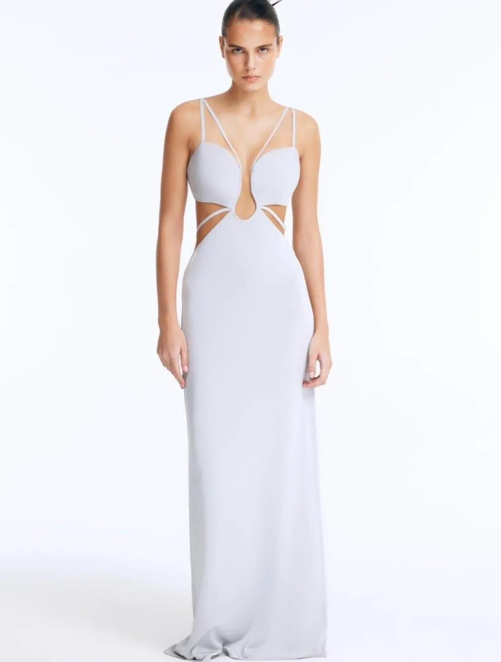 CATARINA LOVCHIKOVA - CALLA SILVER DRESS