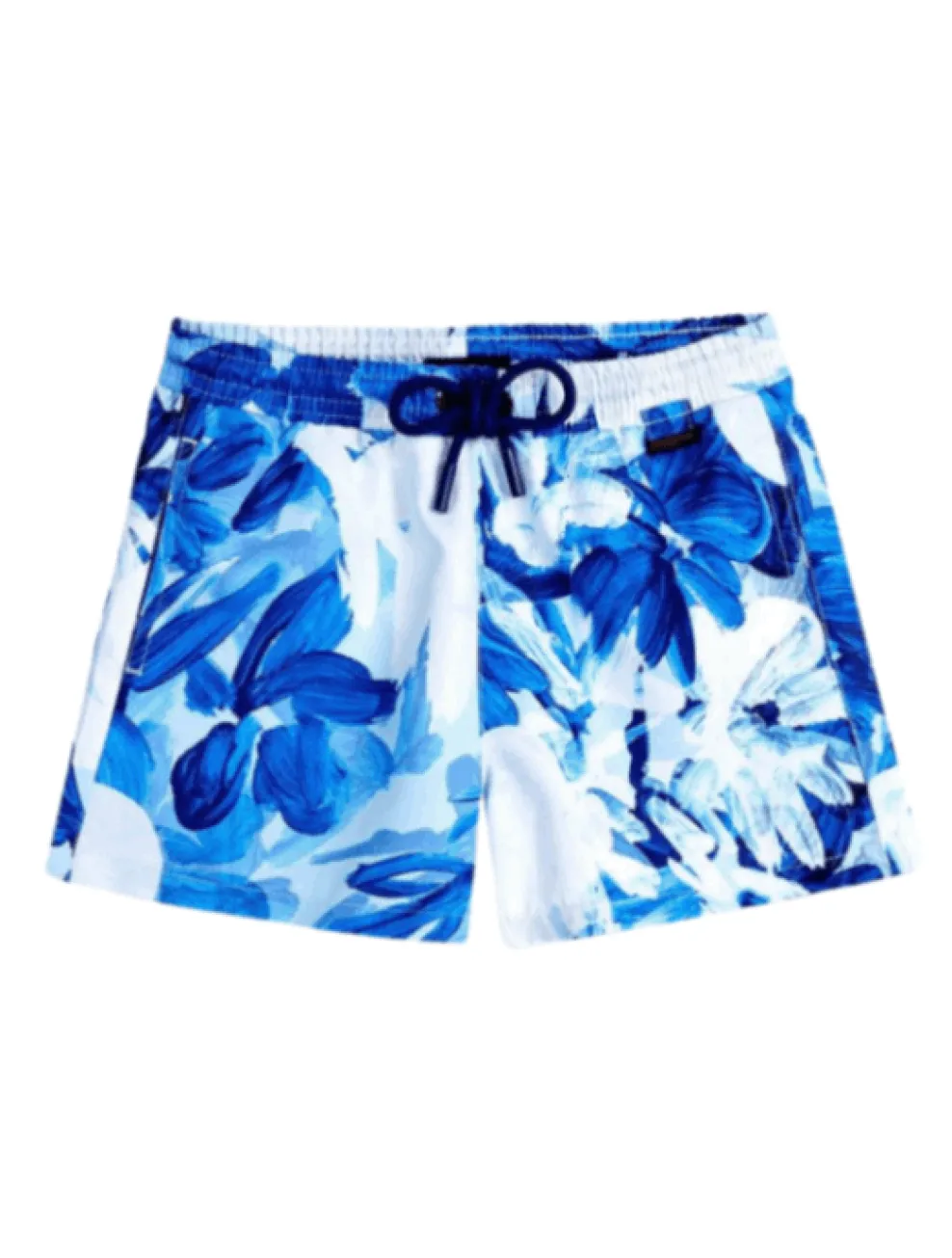 Charlie Blue Abstract Kids Shorts