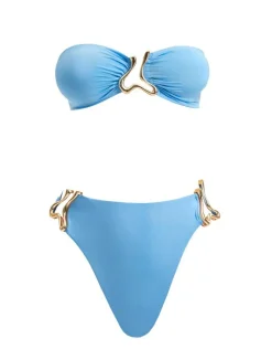Clyde Baby Blue Bikini Set