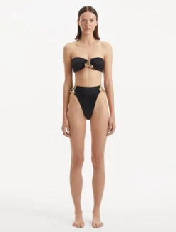 Clyde Black Bikini Bottom