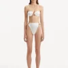 Clyde White Bikini Top
