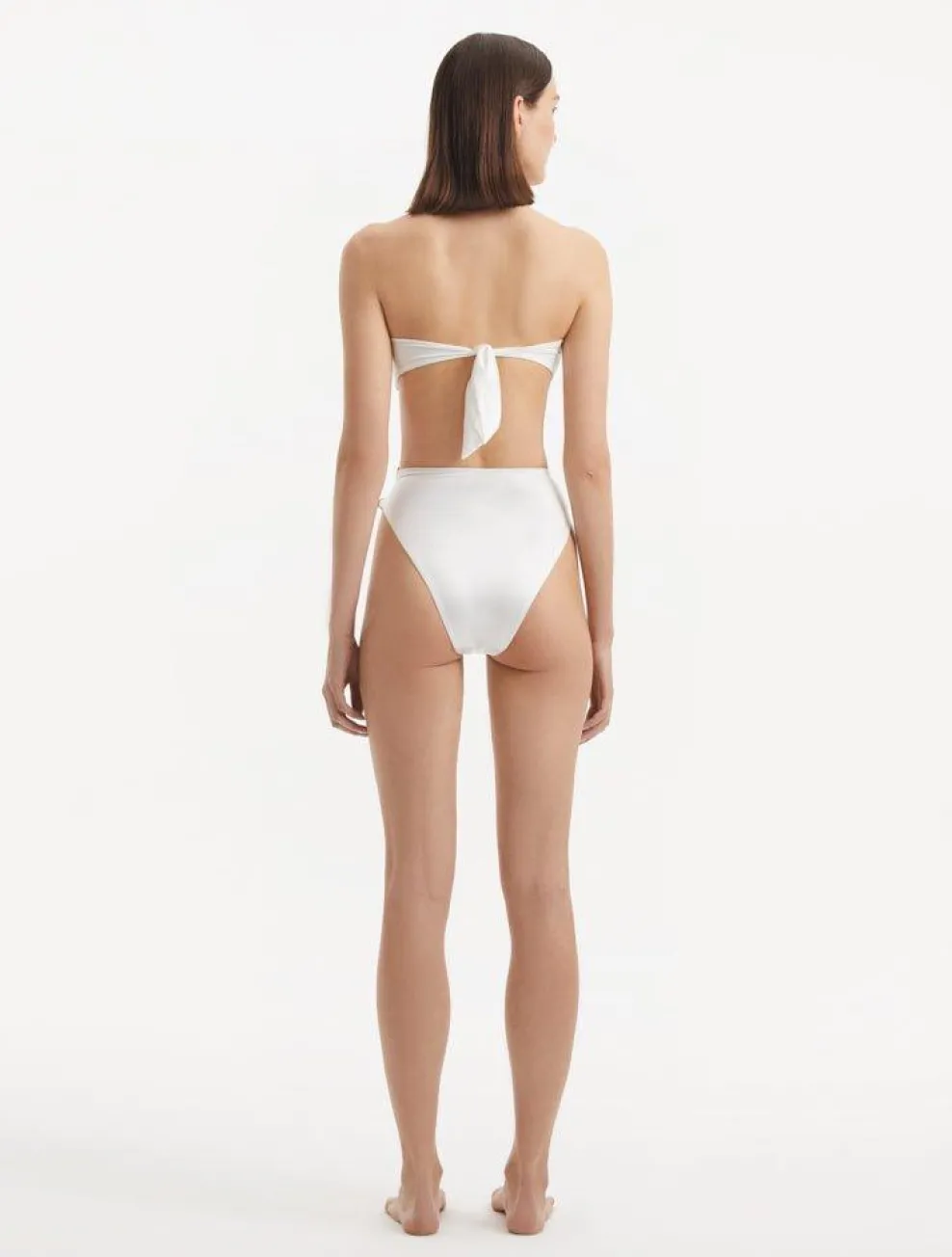 Clyde White Bikini Top