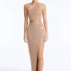 Eila Bronze Top and Lyndon Bronze Skirt Set