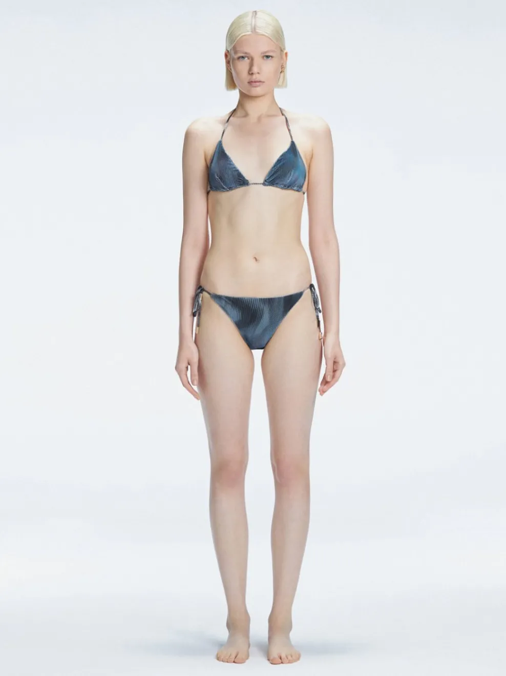 Elvira Jain - Hermione Two Piece Black Bikini Set - Evita Black Sarong