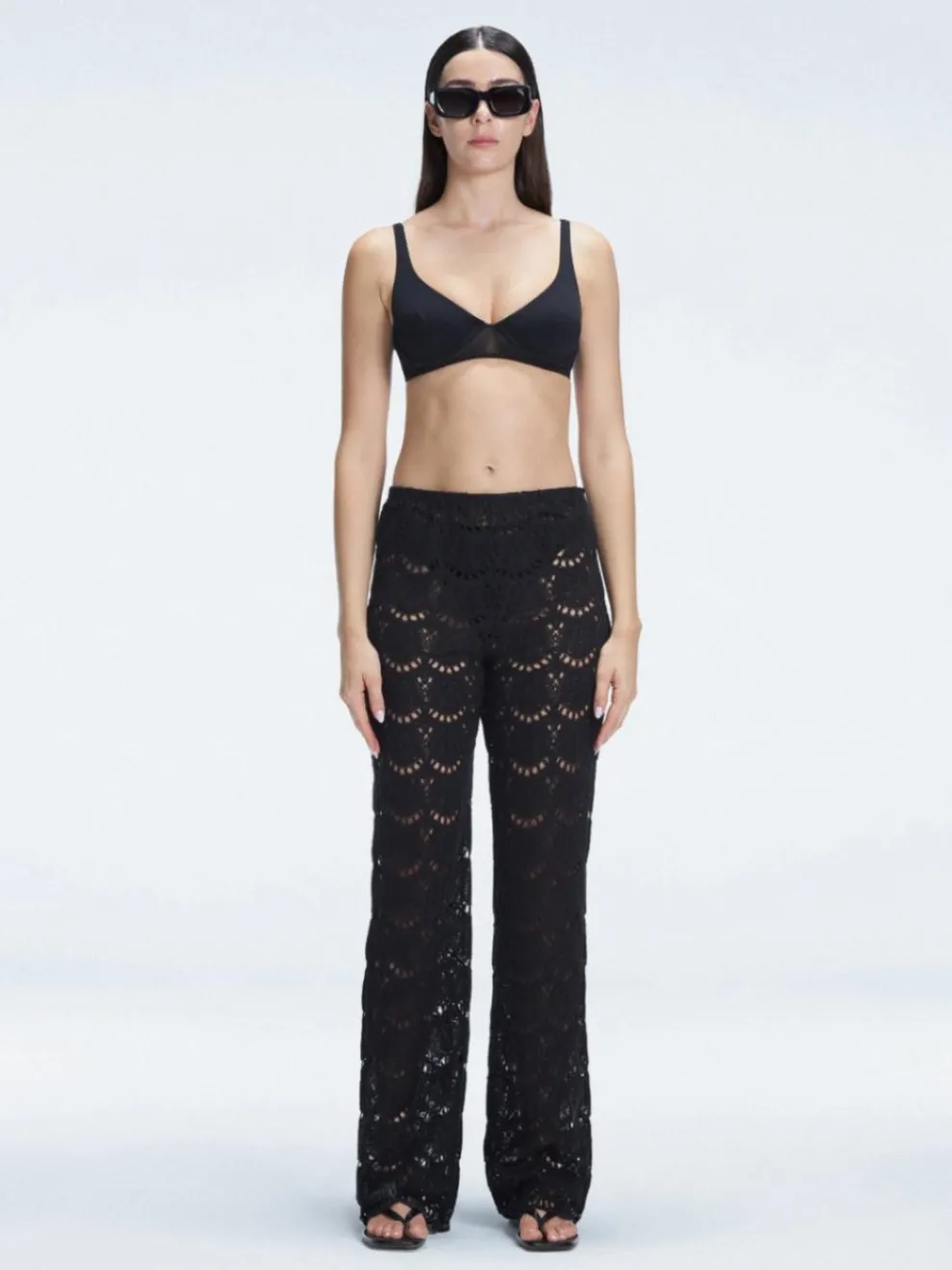 Elysia Black High Waist Pants