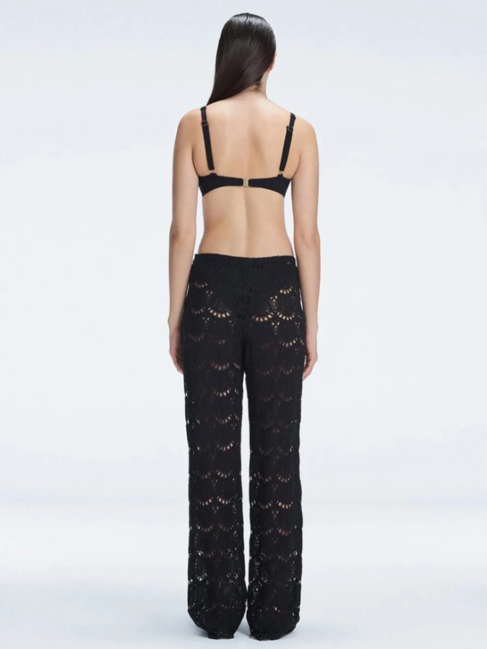 Elysia Black High Waist Pants