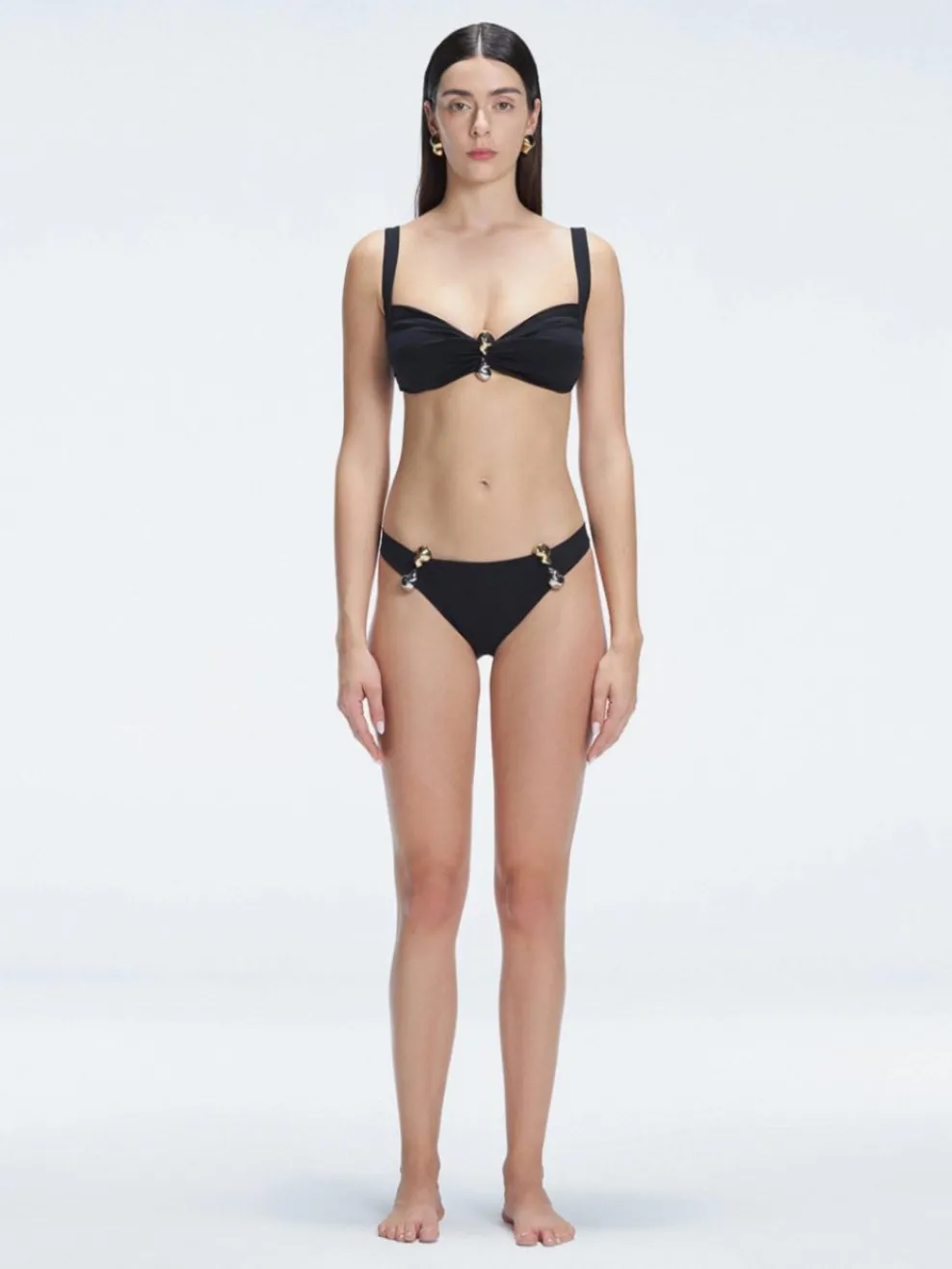 Emilia Black Bralette Bikini Top