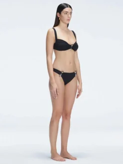 Emilia Black Bralette Bikini Top