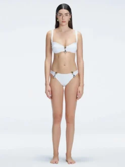 Emilia White Two Piece Bikini Sets