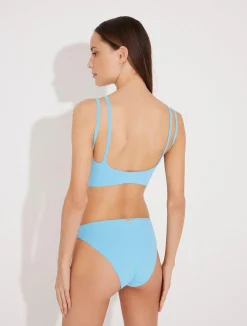 Erie Blue Bikini Bottom