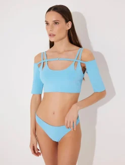 Erie Blue Bikini Top