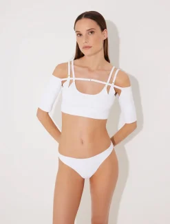 Erie White Bikini Bottom