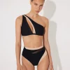 Etta Black/Nude Bikini Top
