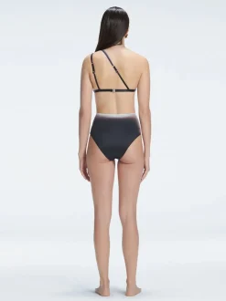 Eva Black One Shoulder Bikini Top