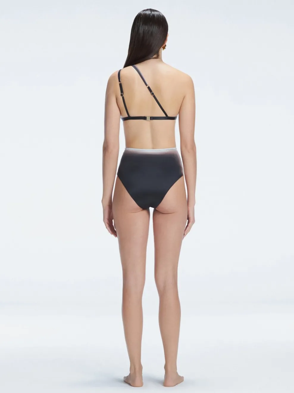 Eva Black One Shoulder Bikini Top