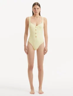 Şeyma Subaşı - Reva Yellow Swimsuit