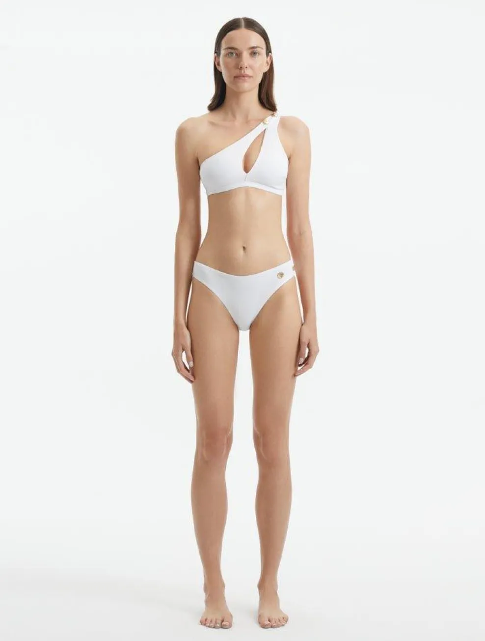 Eyre White Bikini Top