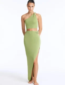 Gamze Erçel - Eila Green Top - Lyndon Green Skirt