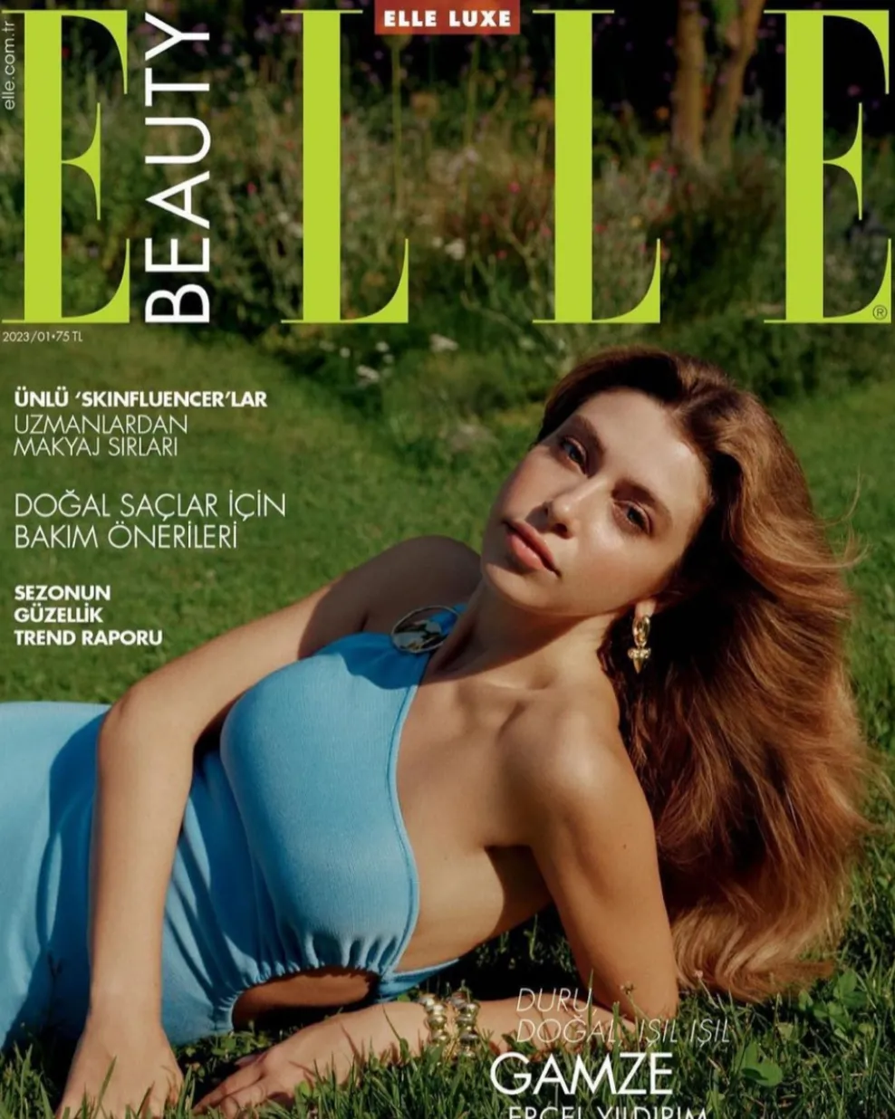 Gamze Erçel - Fewa Blue Dress