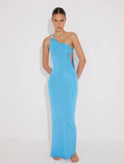 Gamze Erçel - Fewa Blue Dress