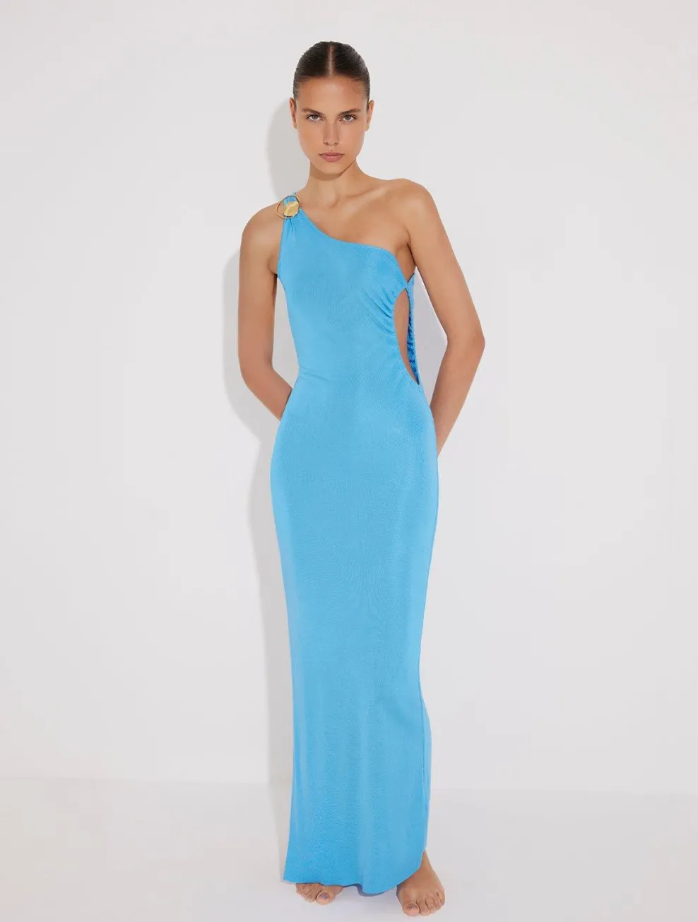 Gamze Erçel - Fewa Blue Dress