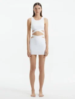 Garda White Top and Jazero White Skirt