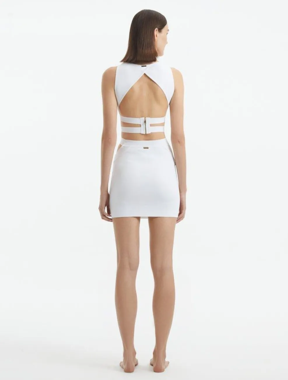 Garda White Top and Jazero White Skirt