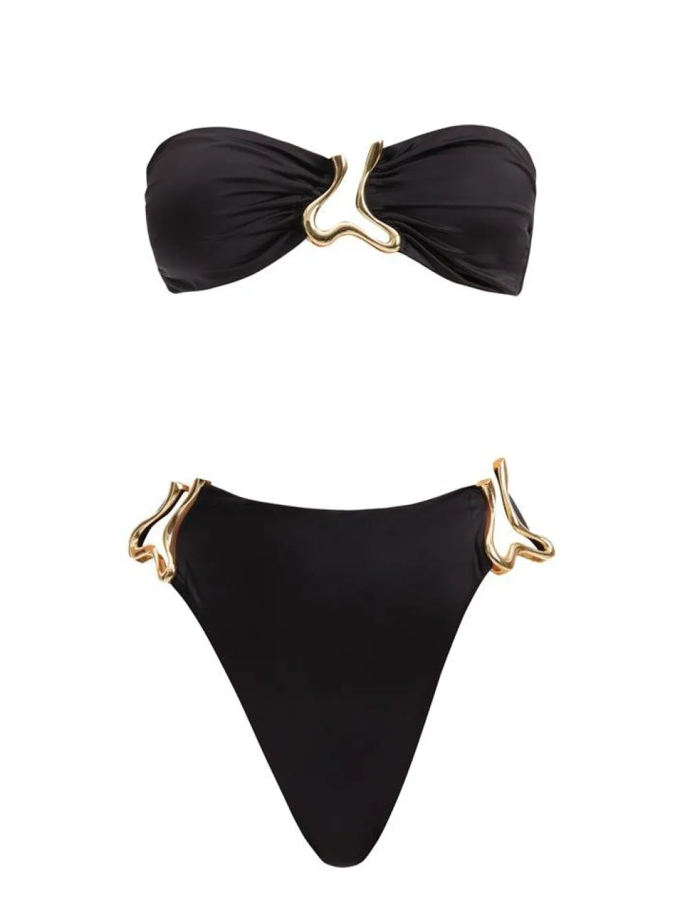 Georgina Mazzeo - Clyde Black Bikini Set
