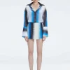 Gillian Blue Degraded Skort
