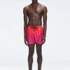 Griffin Red Gradient Swim Shorts